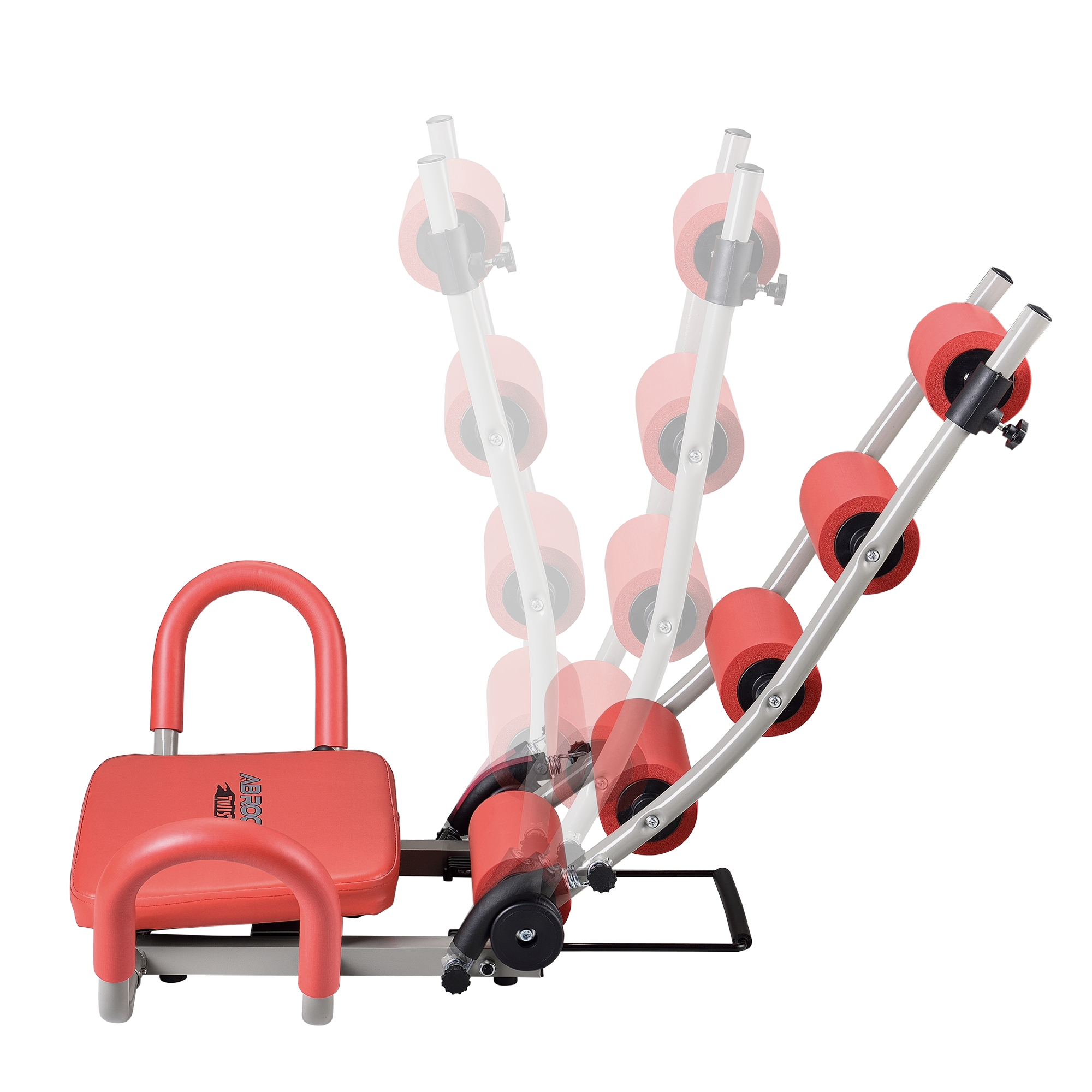 [pro.tec] AB Rocket Twister AbdomenBackTrainer padded Massage effect Red