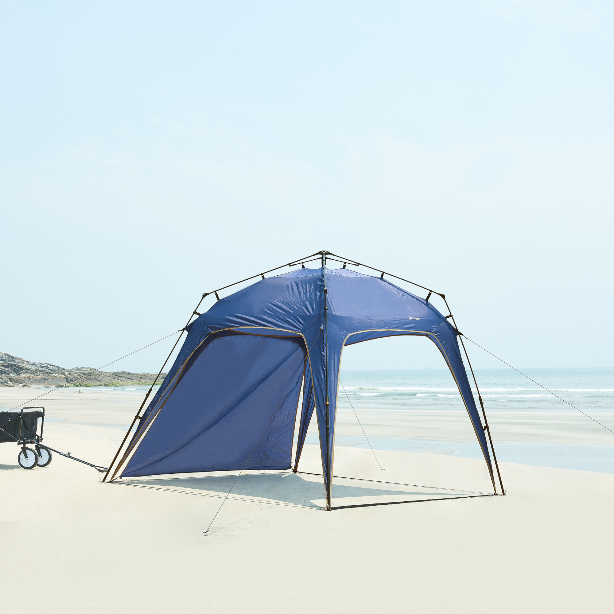 Image of Gazebo pop-up Barendrecht con Illuminazione a LED - Blu pro.tec