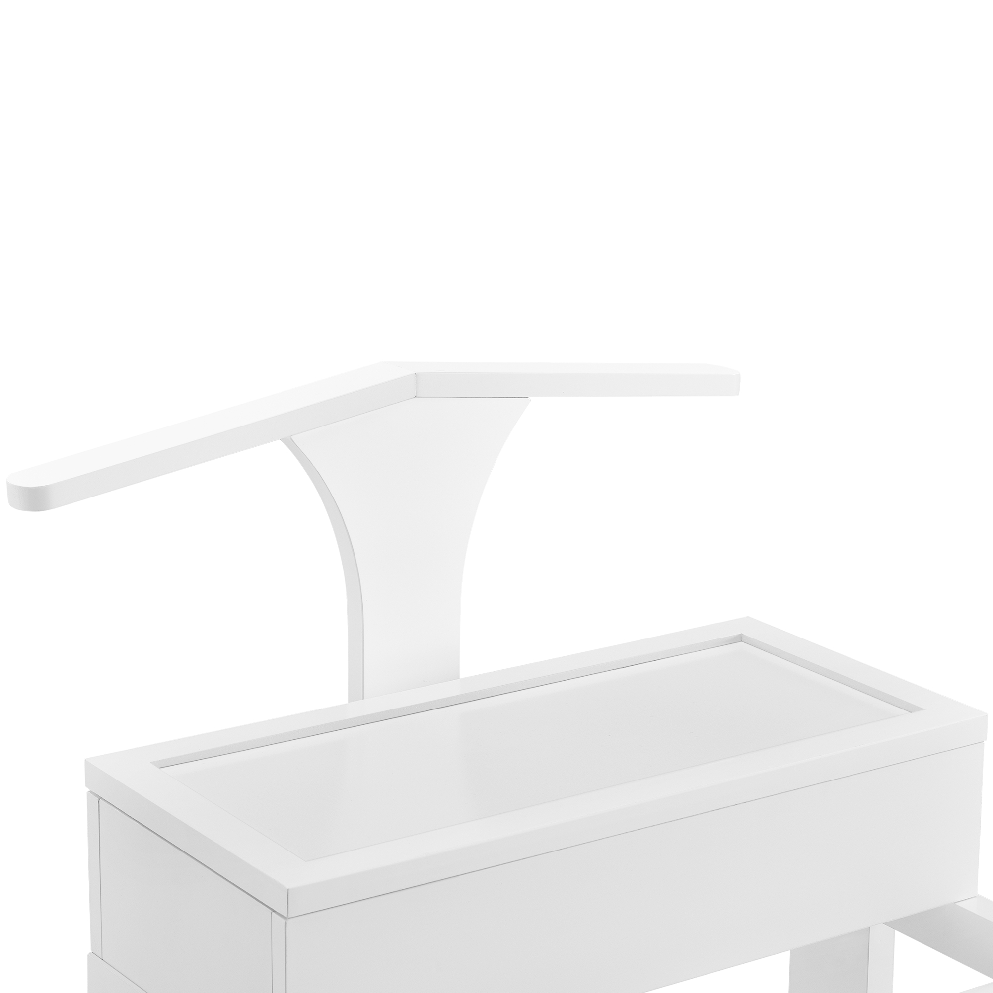 Boite A Bijoux Casa
 - En Casa Valet De Chambre Avec Boite Ouvrable 43 5 X 34 5 X 110 Cm Mdf Blanc Ebay