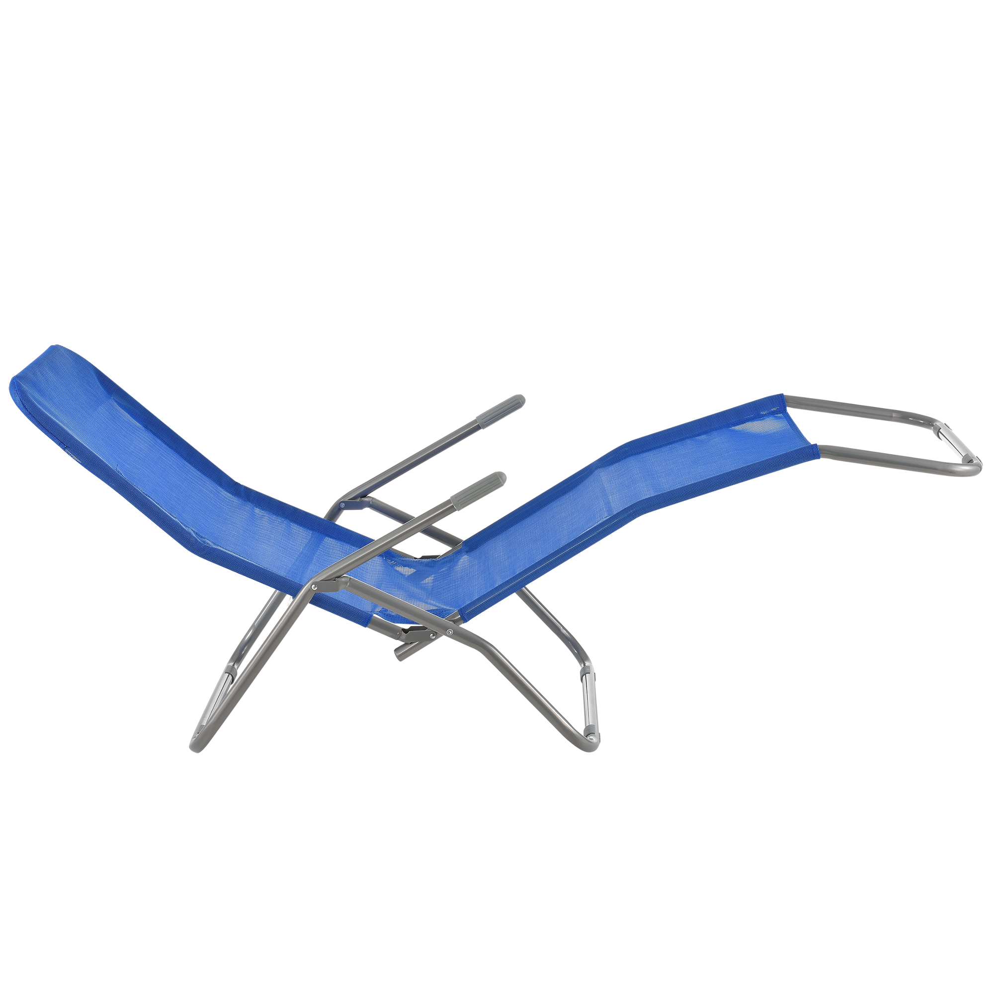 casa.pro® Sonnenliege 190cm Blau Gartenliege Strandliege Kippliege