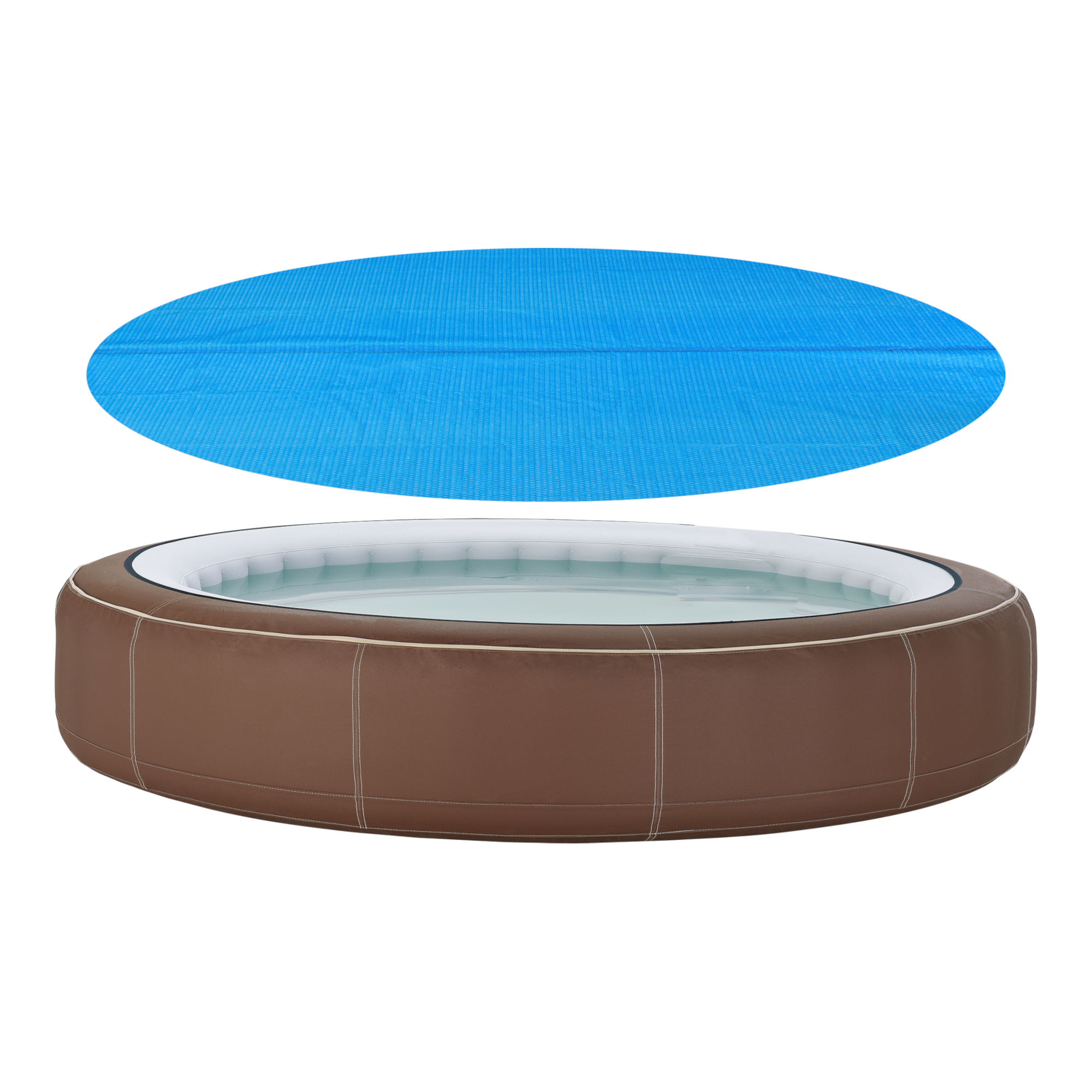 Telo di Copertura per Piscine Tonde Fuoriterra Ø 457 cm Telone Estivo Galleggiante [en.casa]