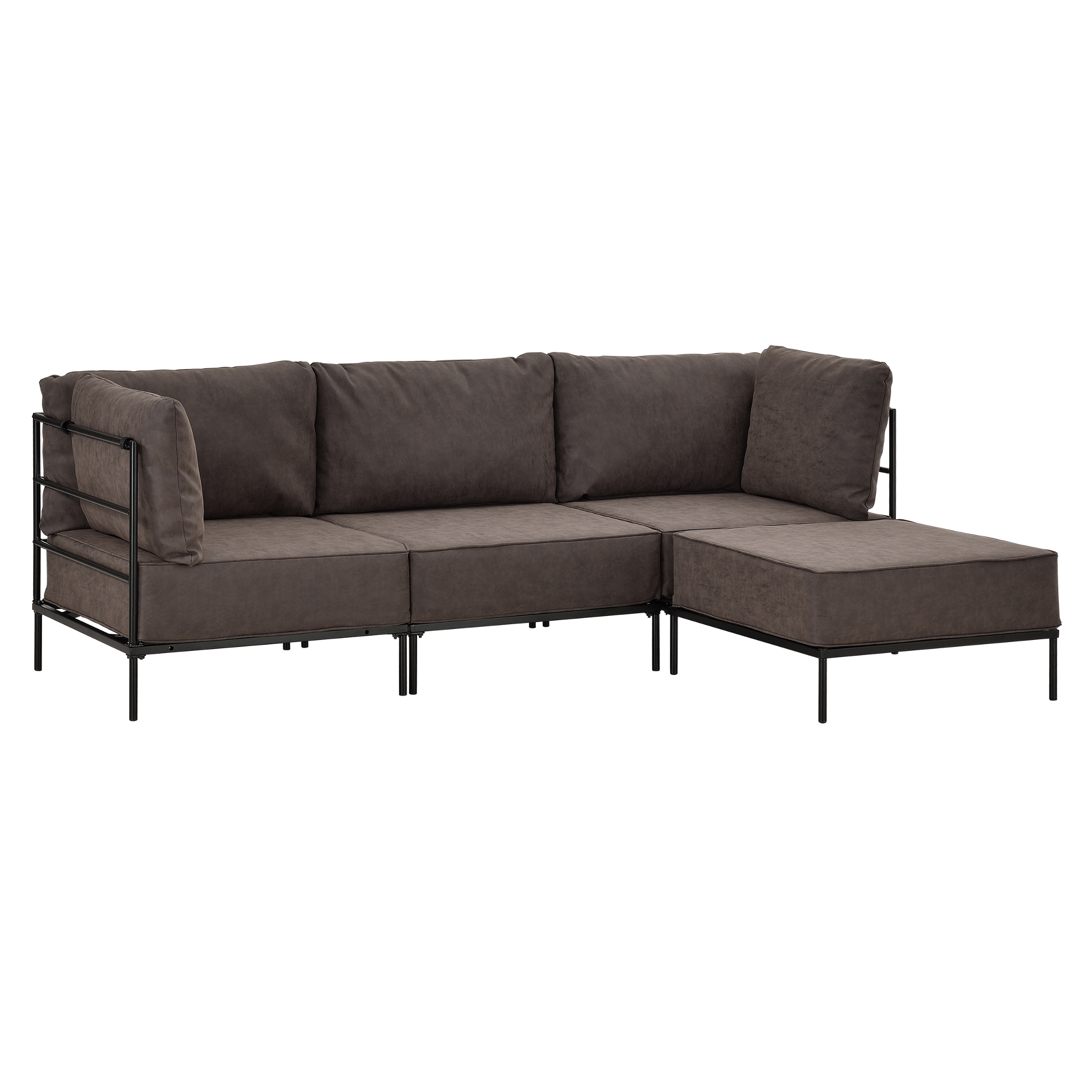 Metall Stockbett 140 Couch - en.casa® Ecksofa Sofa Couch ...