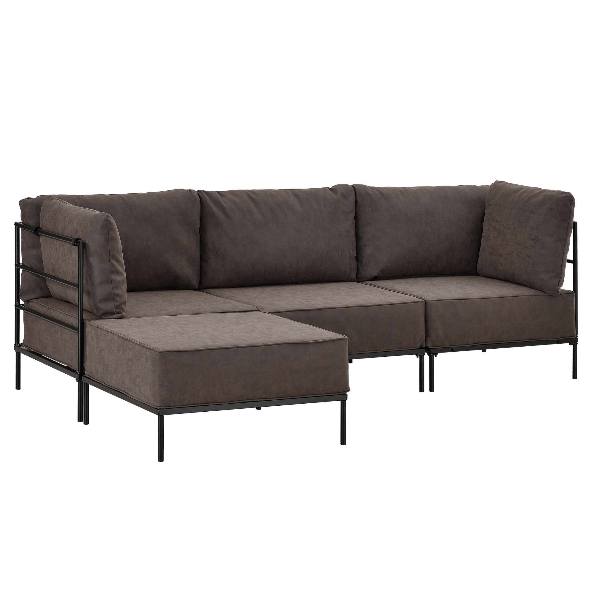 Metall Stockbett 140 Couch - en.casa® Ecksofa Sofa Couch ...