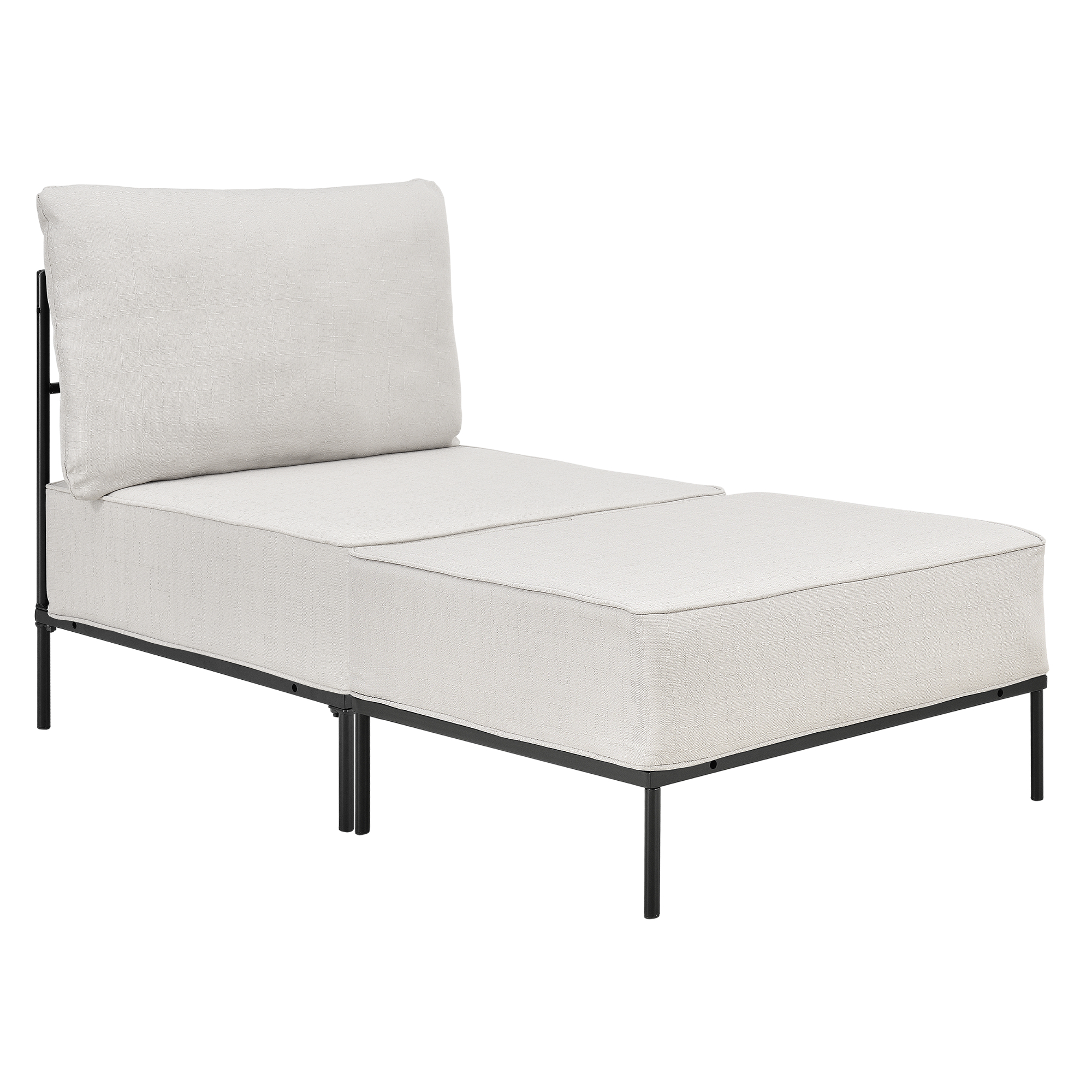 En Casa Chaise Longue Divano Recamiere Beige Combinabile Con