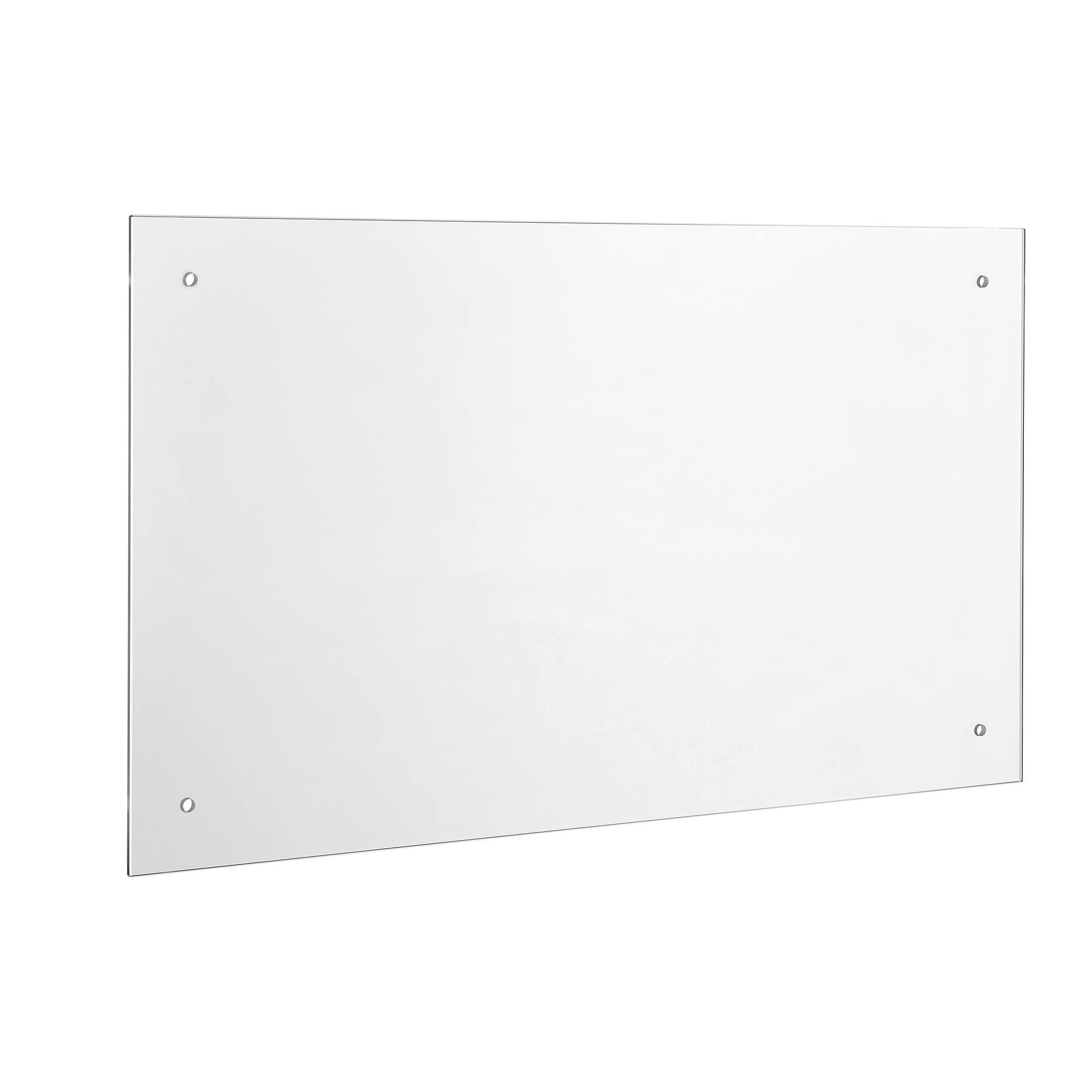 neu.haus ® Glas Küchenrückwand 70x40cm Schwarz Herdspritzschutz Herd Küche