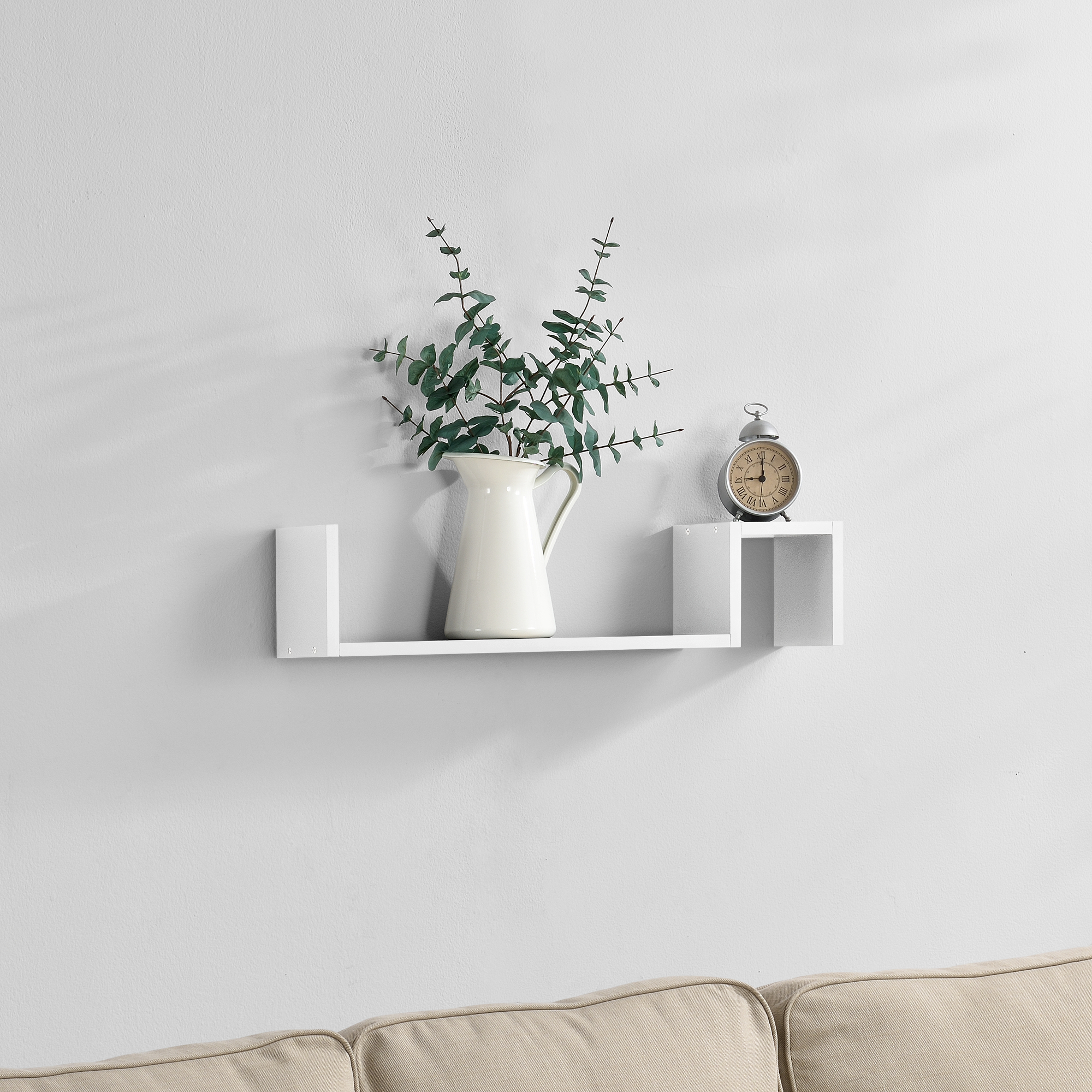 [En.casa] Estante de Pared Colgante Esquina para Libros en Zigzag CD | eBay