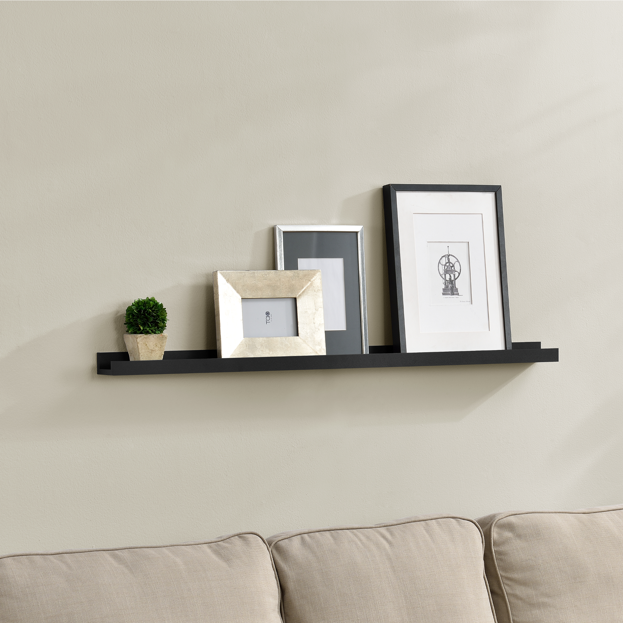 [en.casa]® Estante de pared 120cm estanteria para colgar balda para