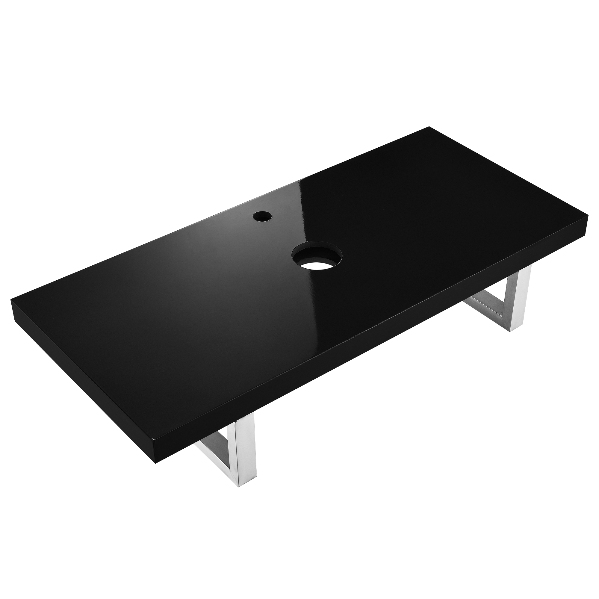 [neu.haus]® Waschtischplatte Waschtischkonsole für Aufsatzbecken Glanz