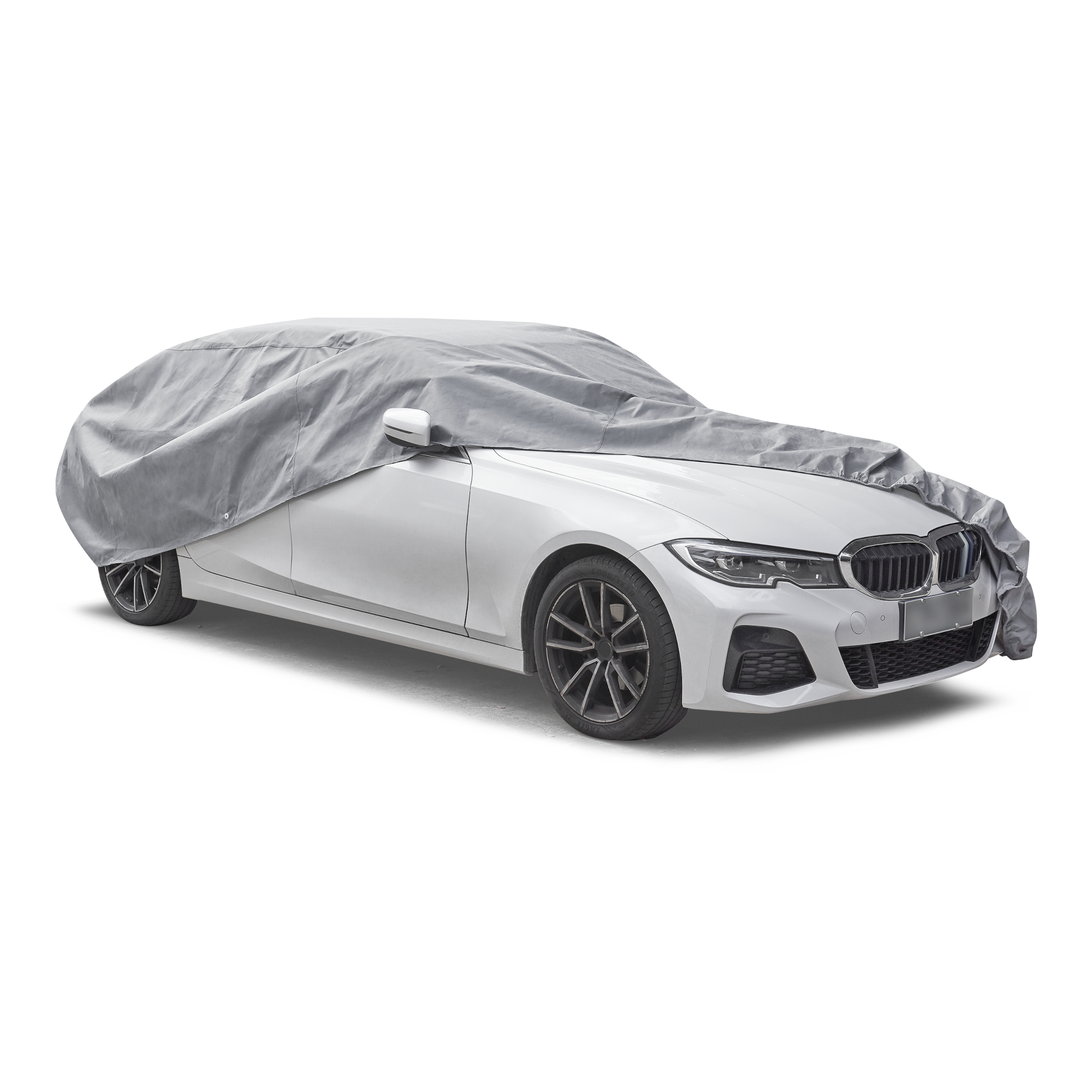 pro.tec Telo Copriauto Traspirante Formato L 503x196x118 cm - Grigio