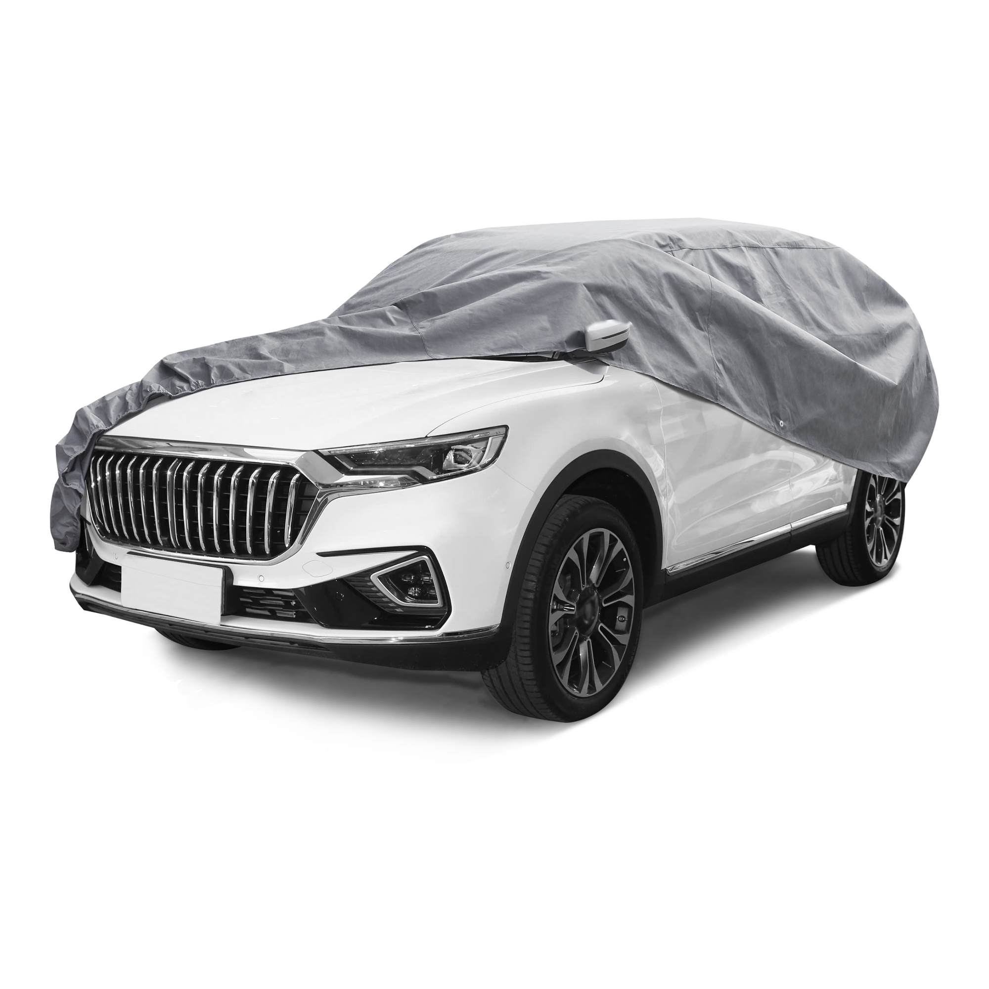pro.tec Telo Copriauto Traspirante Formato L 570x202x118 cm - Grigio