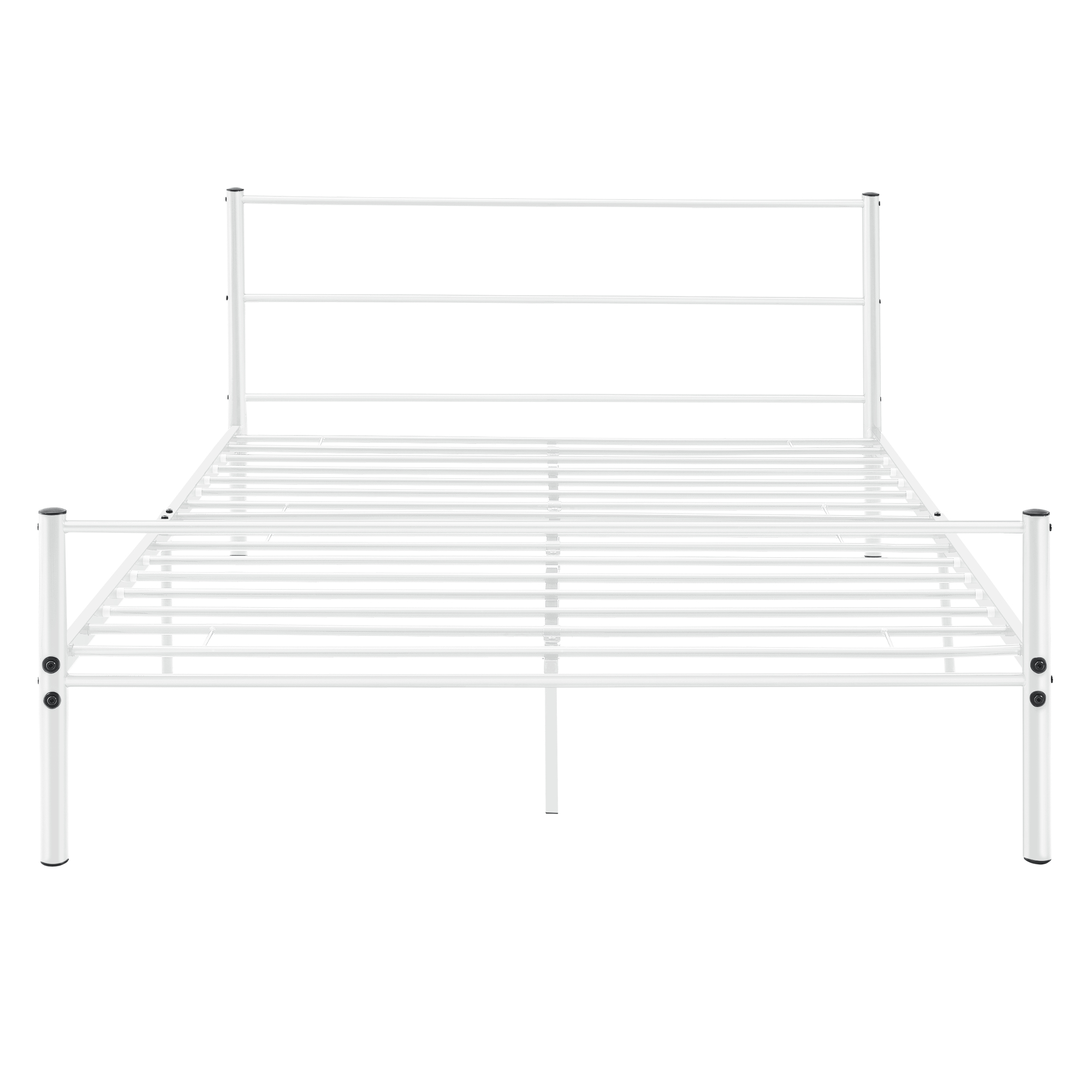 B-WARE Metallbett 140x200cm Weiß Bettgestell Design Bett Schlafzimmer