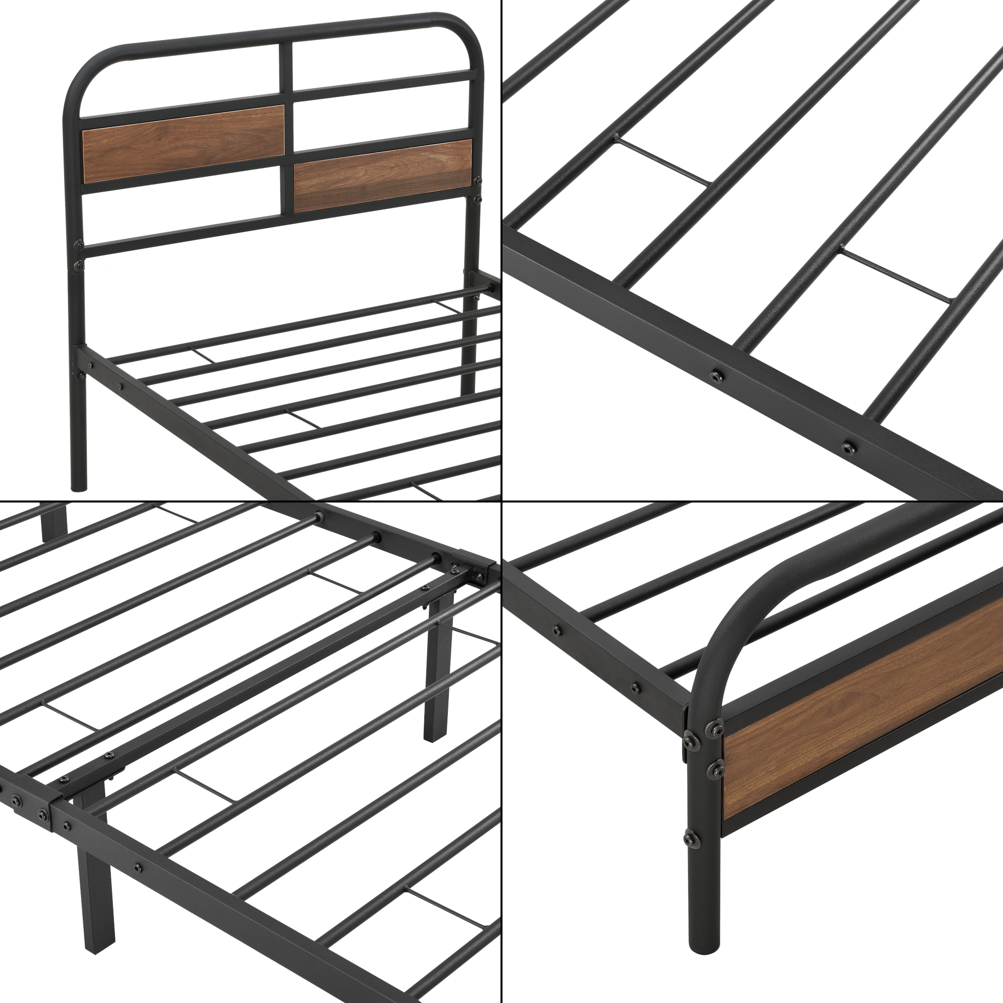 B-WARE Metallbett 90x200cm Bettgestell Design Bett Schlafzimmer Metall