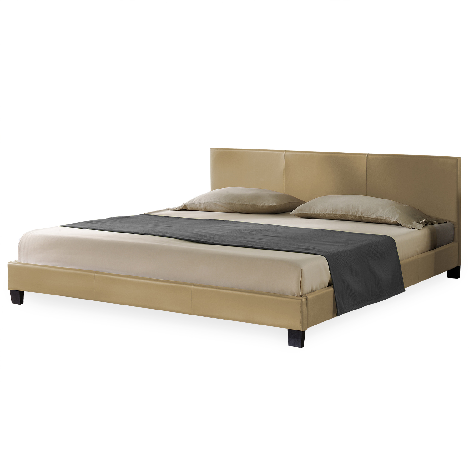 CORIUM LED Polsterbett 140 160 180 X 200cm Kunst Leder