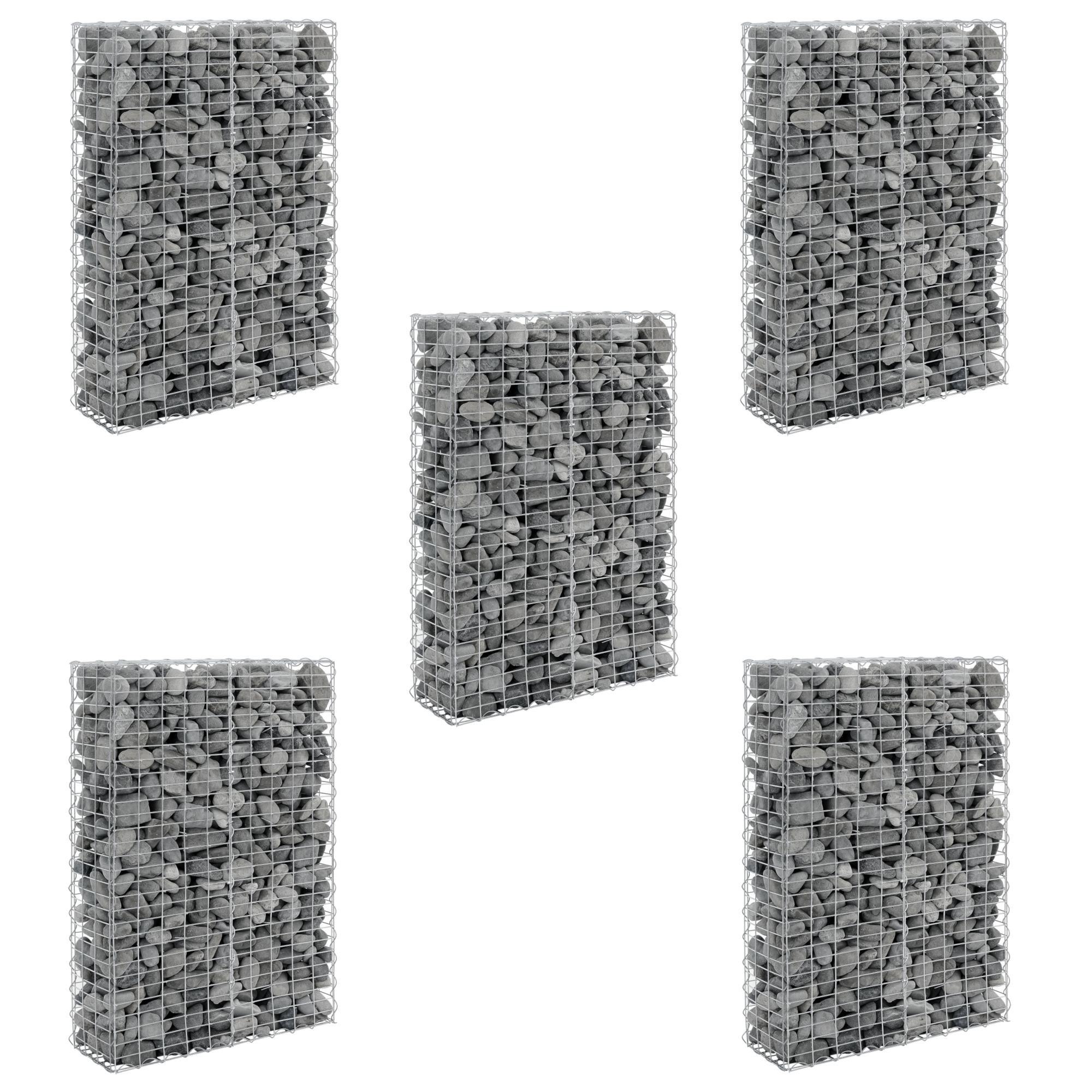 Neu Haus Gabionen 3er Set 115 75 45cm Gabione Steinkorbe