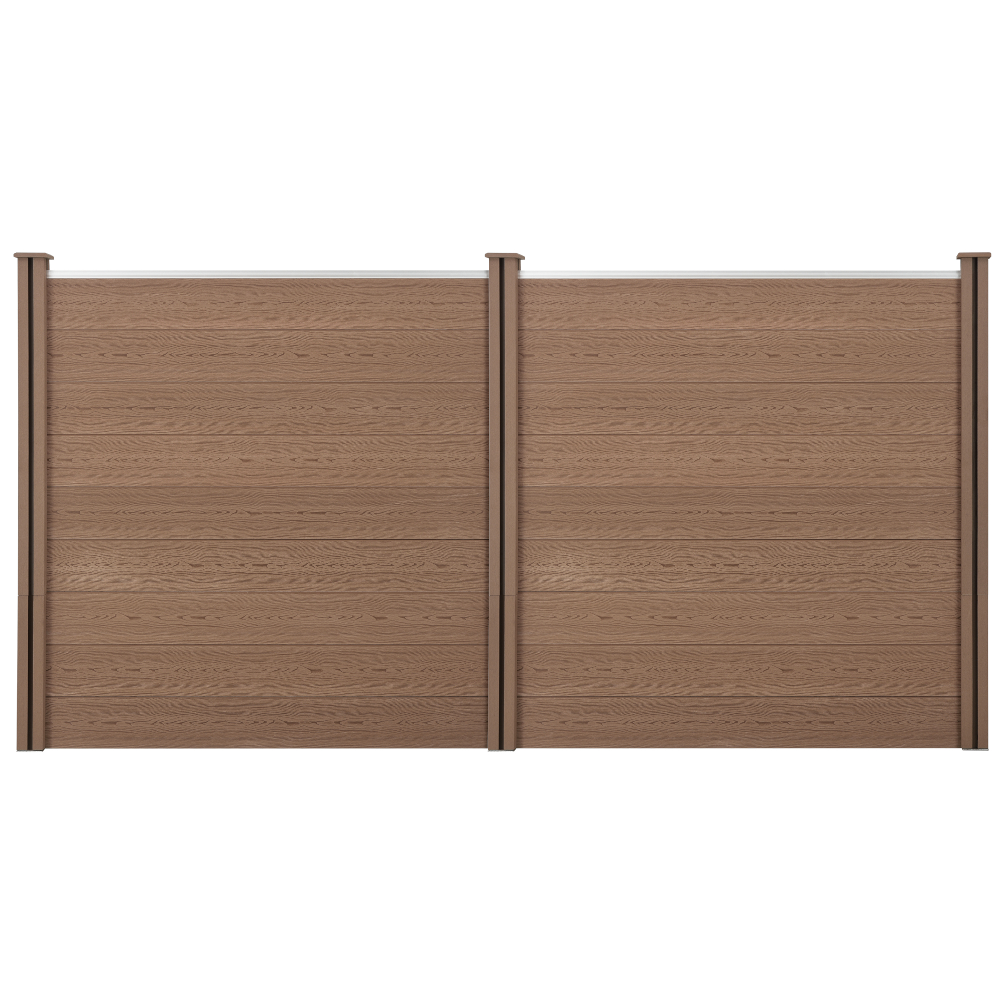 [neu.holz]® Zahradný plot 2 x AAWP-9907+8