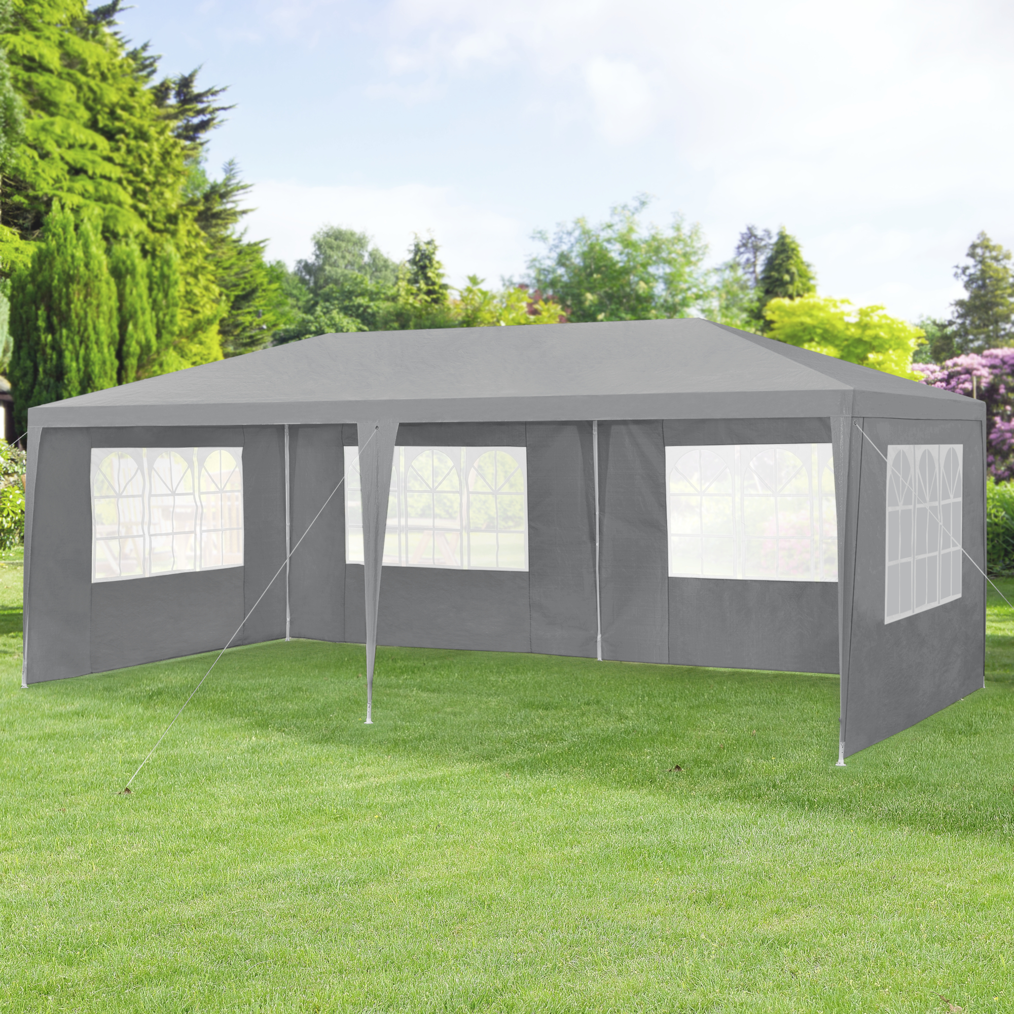 Pavillon 6x3m Gartenzelt Partyzelt Gartenpavillon Bierzelt