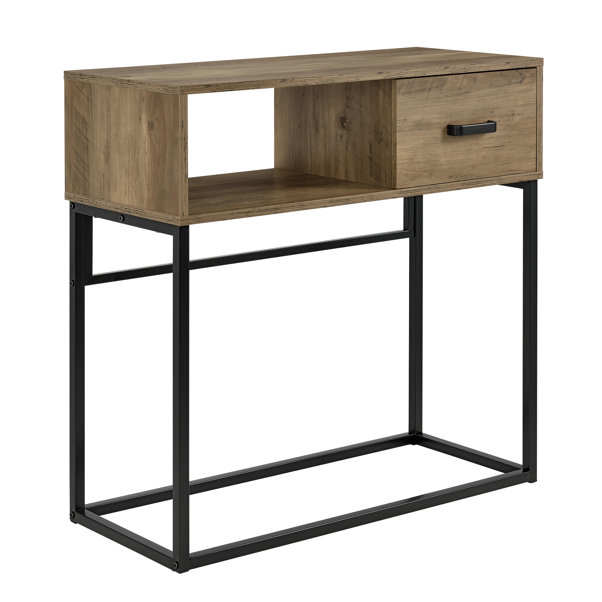 En Casa Console Table Dresser Walnut 80x35x80cm Console Beistellkommode Shelf Ebay
