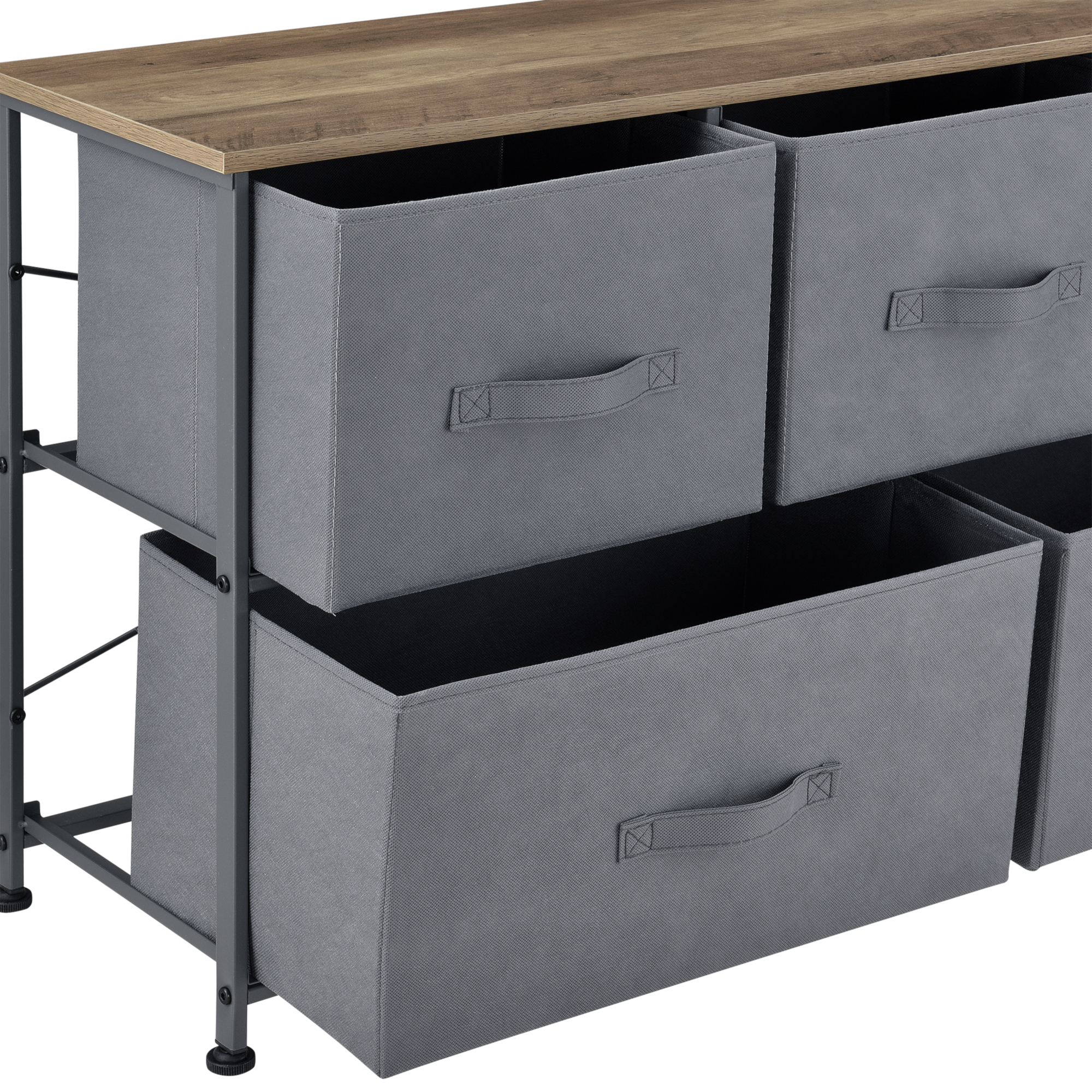 [pro.tec] Sideboard Konsole Kommode Wandschrank Wohnzimmerschrank Vlies