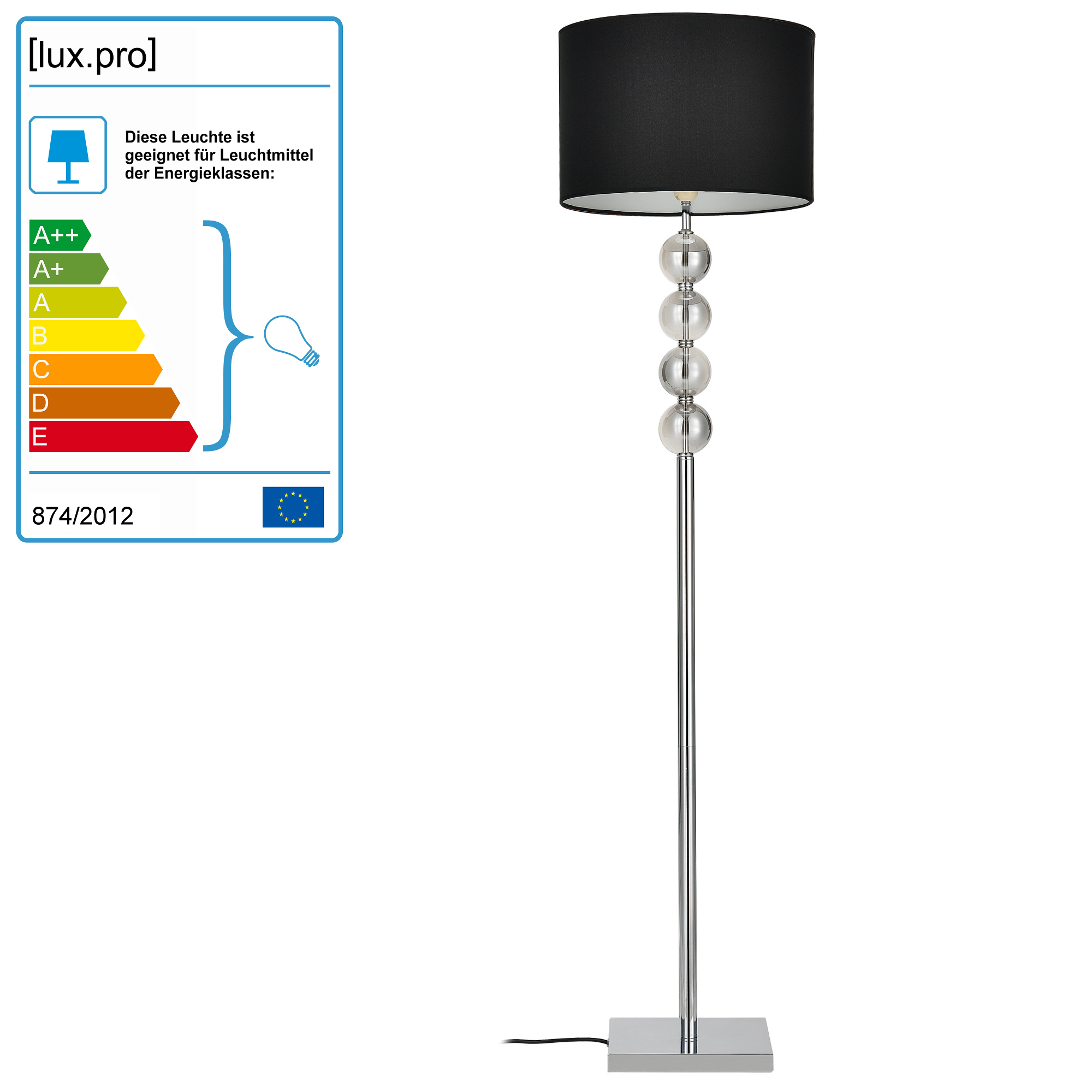 [lux.pro]® Stehleuchte Stehlampe Design Lampe Leuchte Standleuchte