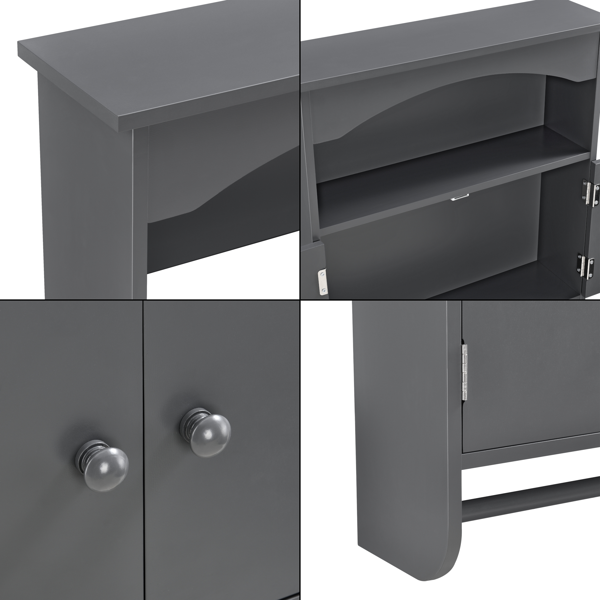 [en.casa] Badezimmerschrank Badschrank Wandschrank Schrank Regal