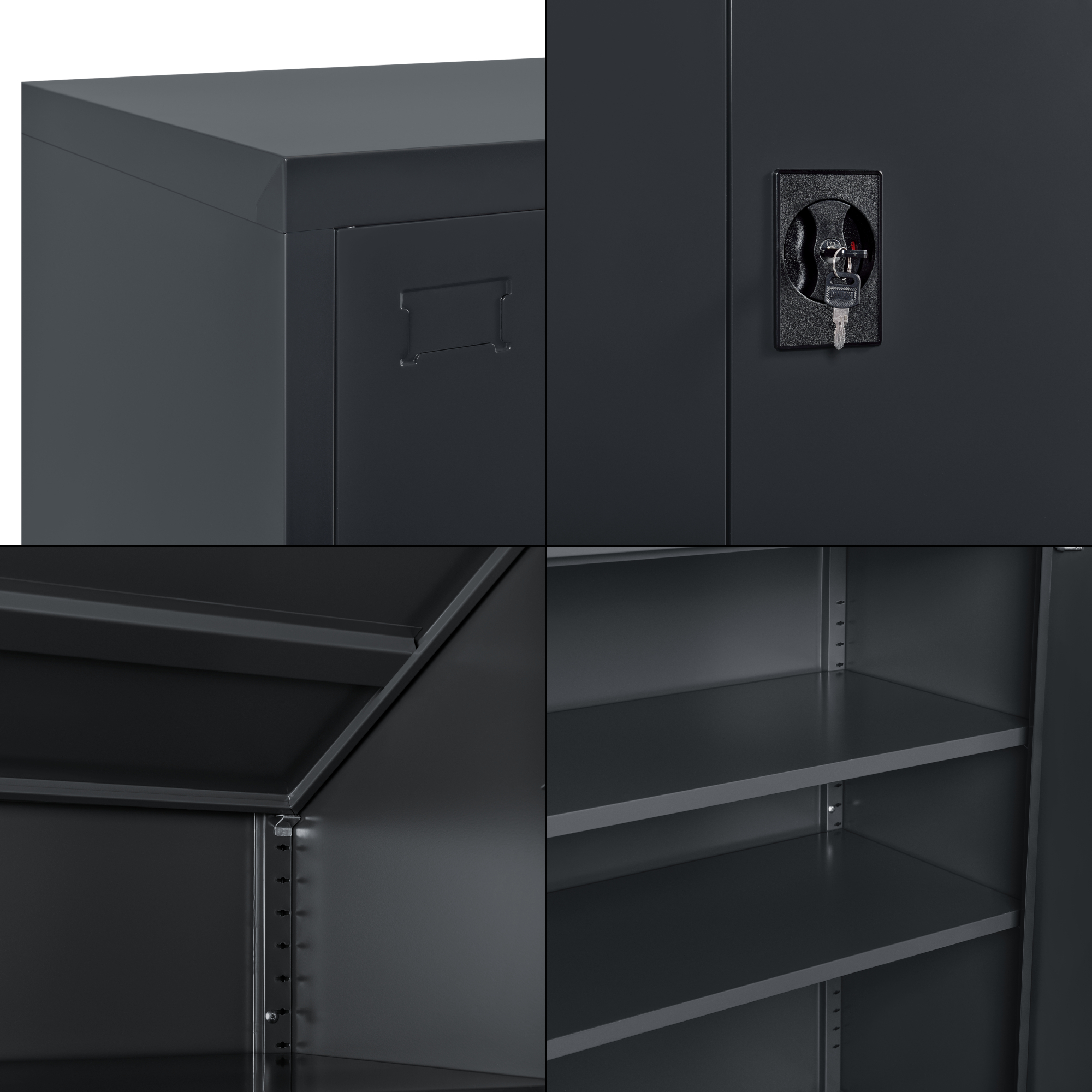 B-WARE Büroschrank Aktenschrank Stahlschrank Metallschrank