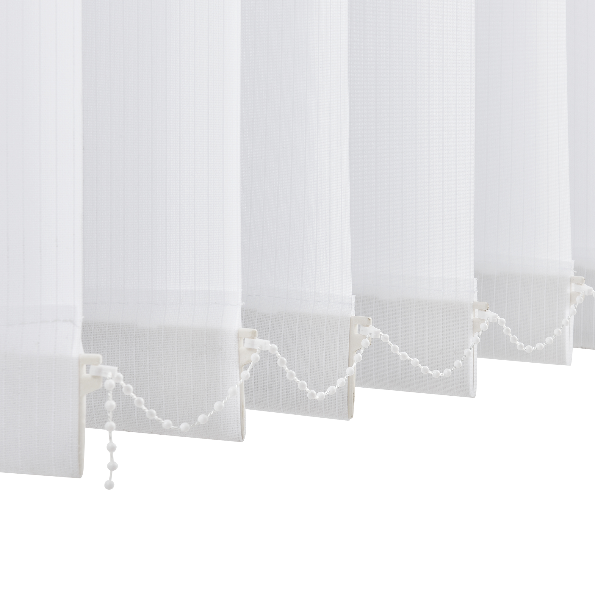 [neu.haus]® Lamellenvorhang 120x250cm Weiß Vertikal-Jalousie