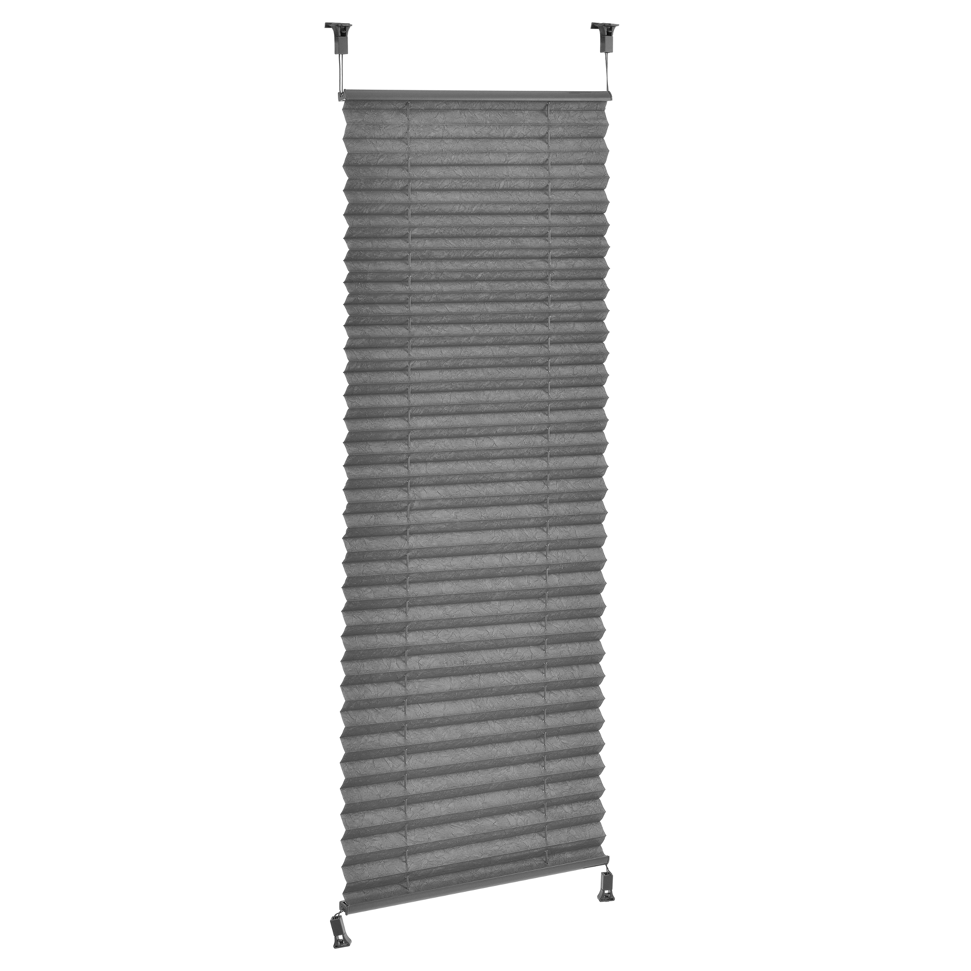 [neu.haus]® Harmoniková Plisse roleta - 80x150 cm - sivá - ochrana pred slnkom a svetlom - tienenie - bez vŕtania