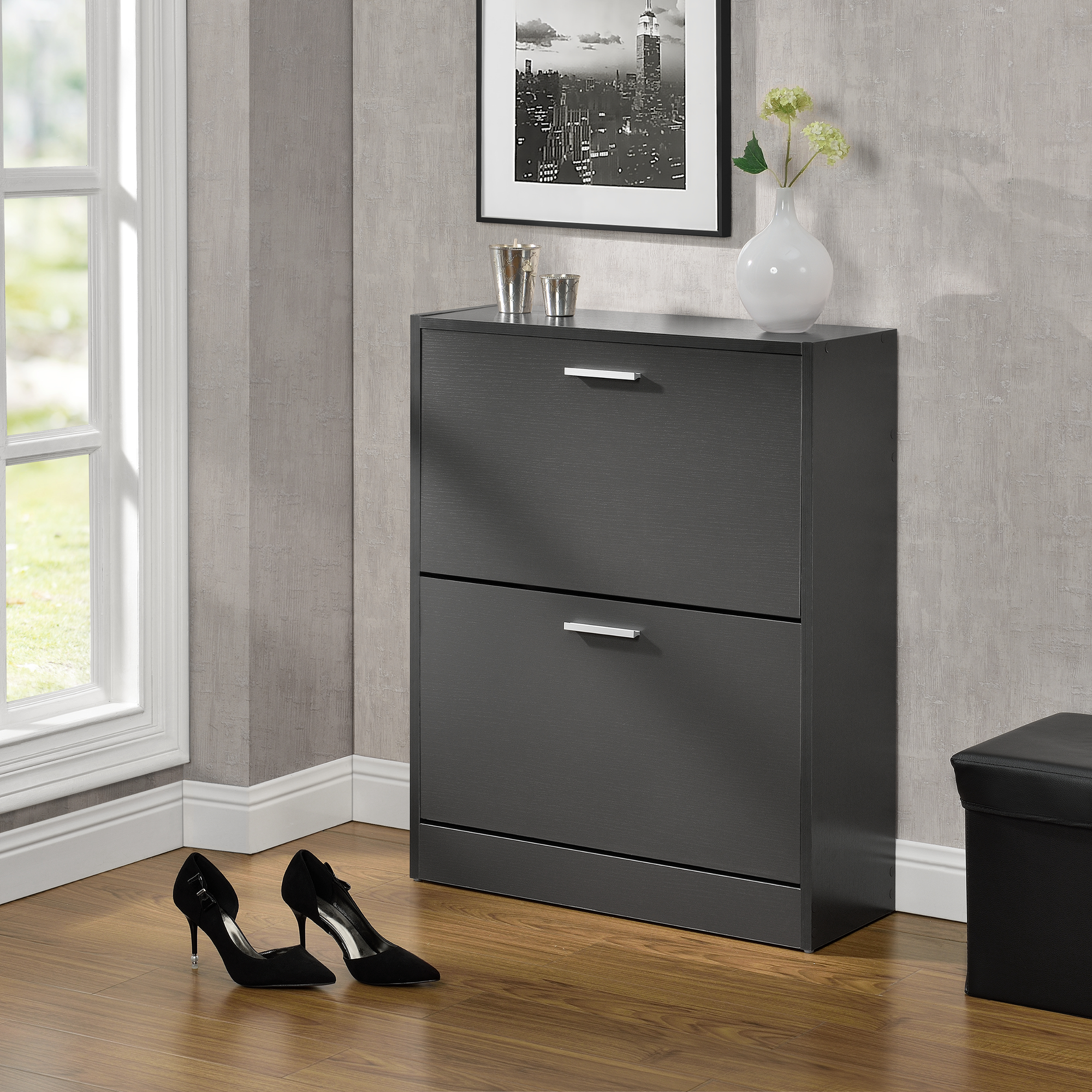 [EN. Casa] ® Shoe Cabinet Shoe Rack Shoe Rack Cupboard Shoe Storage