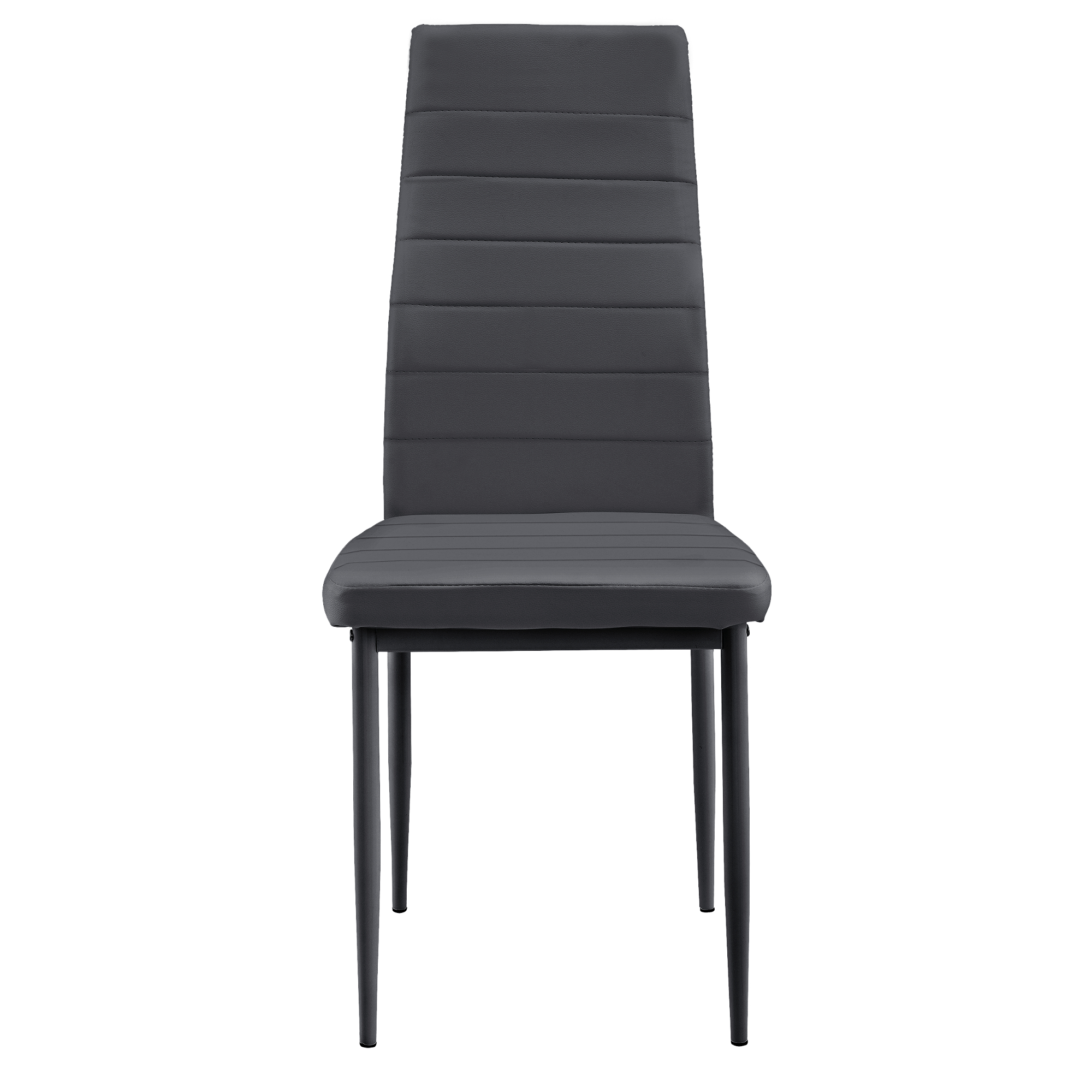 [ensa] Esstisch Mit 6 Stühlen Schwarz Grau 140x60