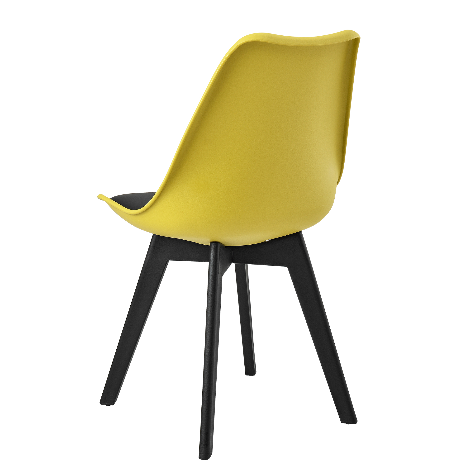 [ensa] 2x Design Stühle Esszimmer Stuhl Holz Kunststoff