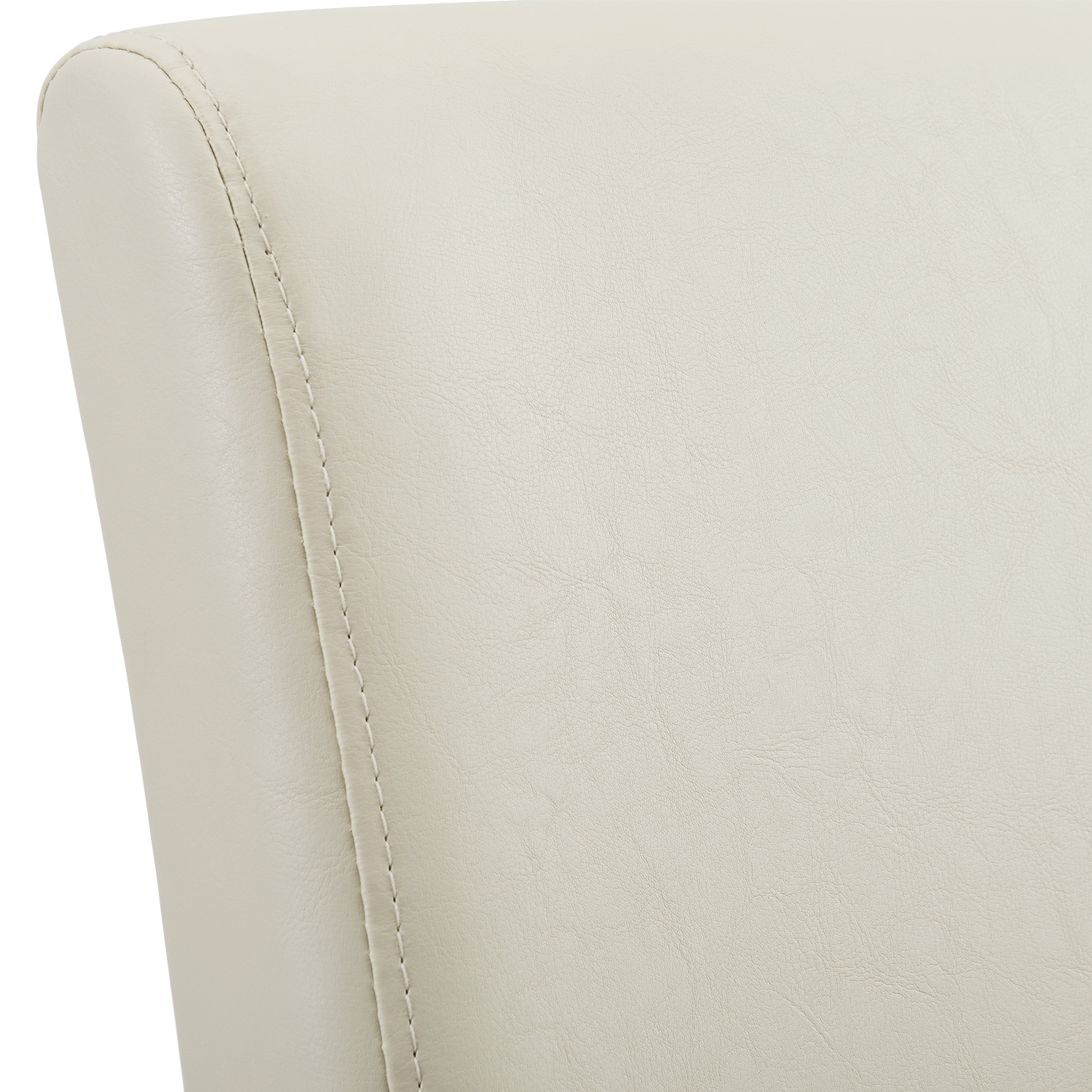 [en.casa] Esstisch Eiche weiß mit 6 Stühlen creme [140x90] Tisch Stühle