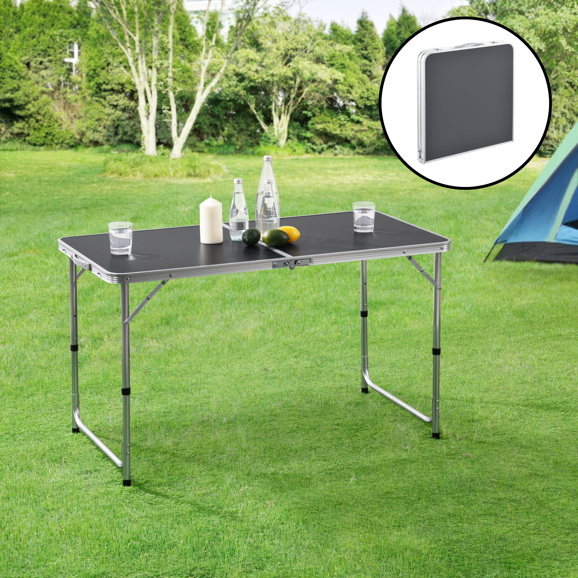 Campingtisch Klapptisch Koffertisch Falttisch Aluminium Camping