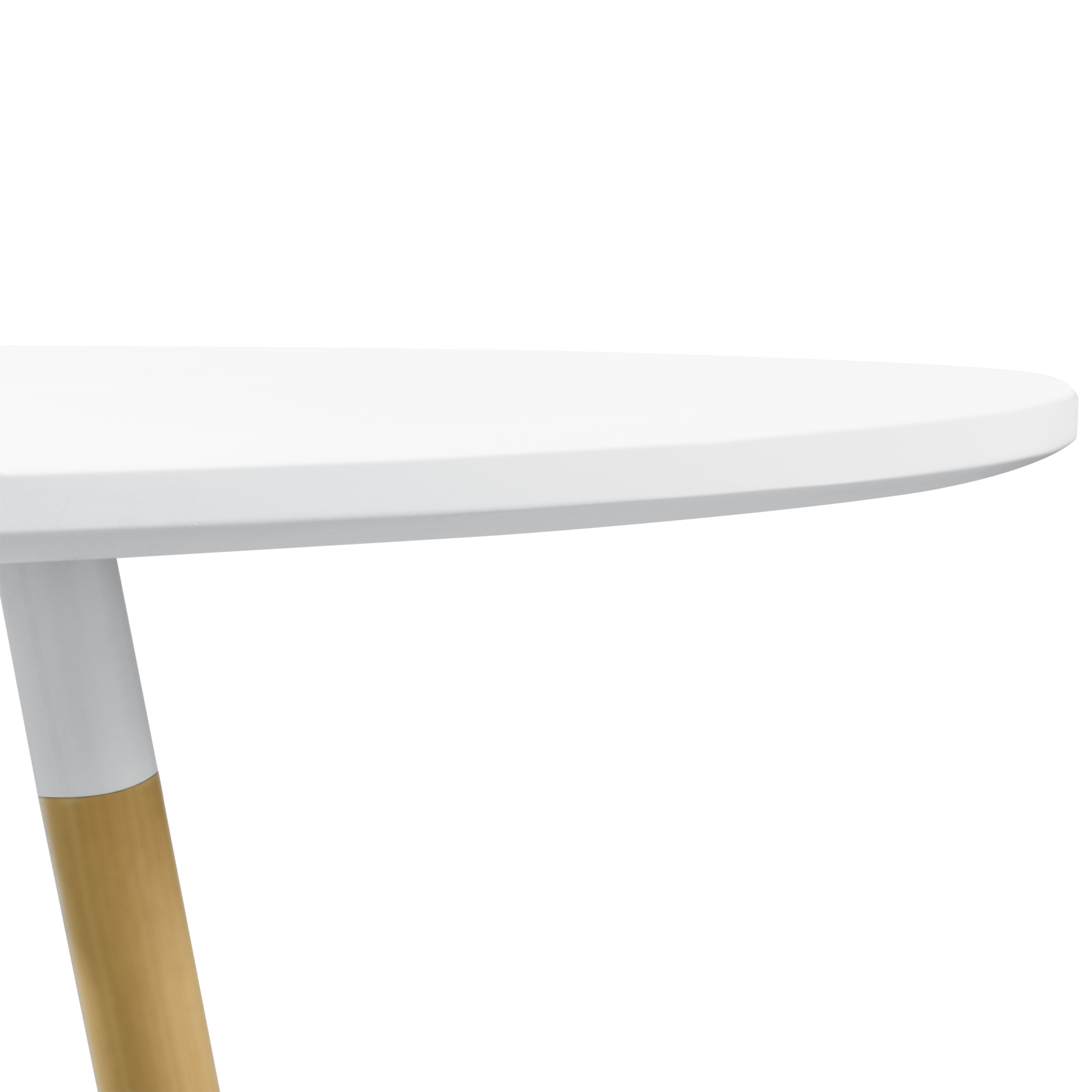 En Casa Esstisch Rund Weiss H 75cmxo80cm Holz Tisch Retro Design Kuchentisch Ebay